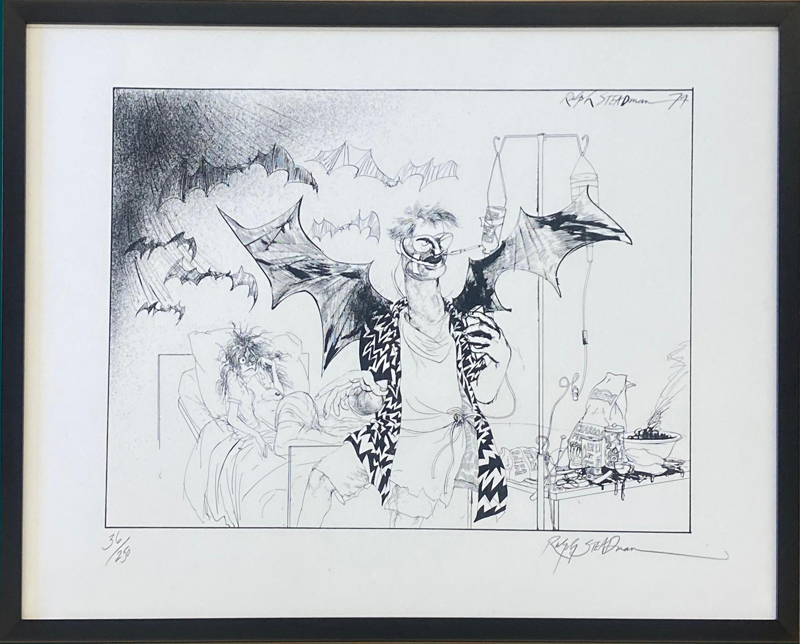Ralph Steadman Print - Bill Murray