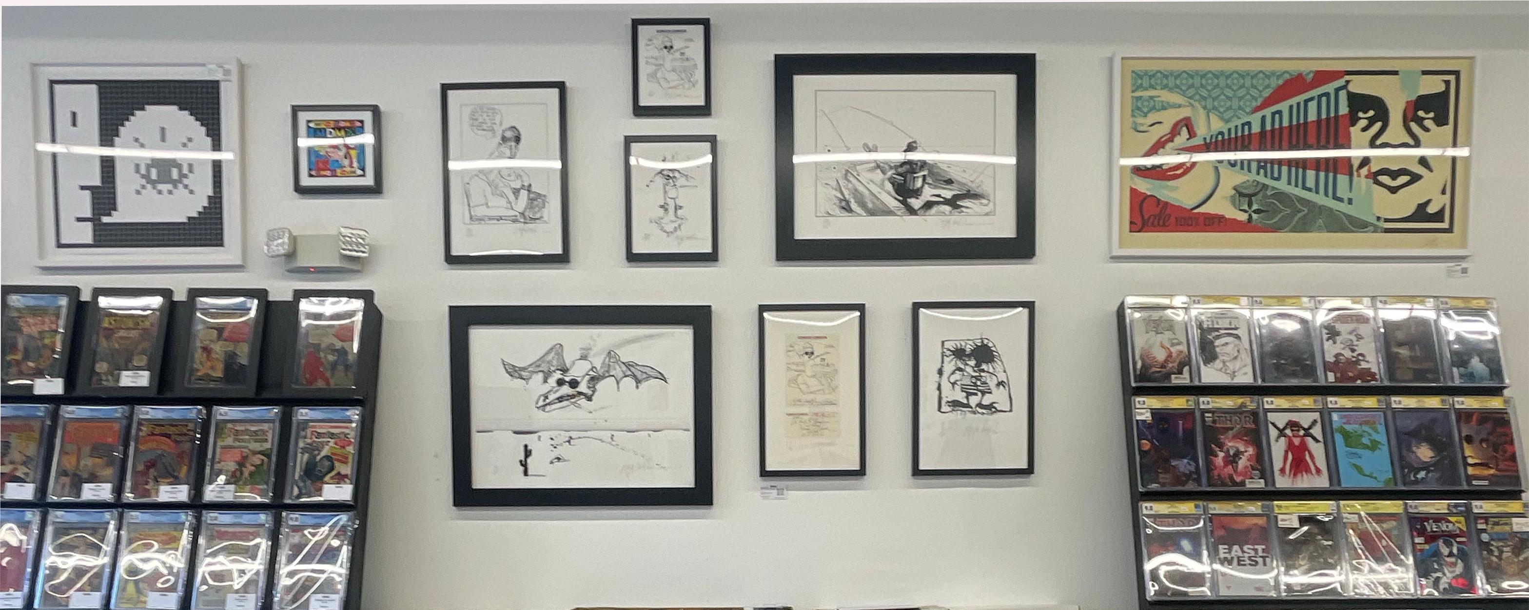 Il cervello di Hunter S. Thompson - Print Surrealismo di Ralph Steadman