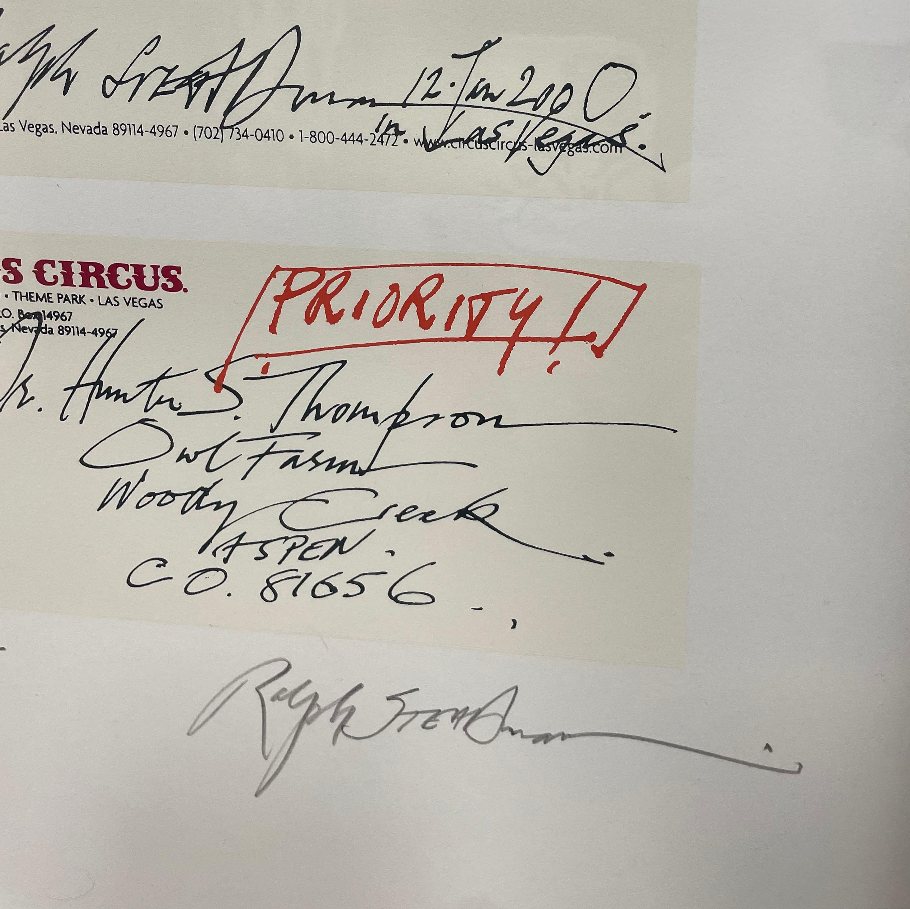 Documento Histórico - Hunter Thompson - Print de Ralph Steadman