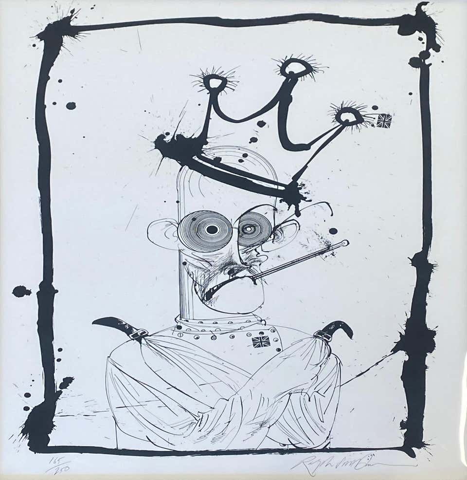 Hunter S. Thompson in Straight Jacket