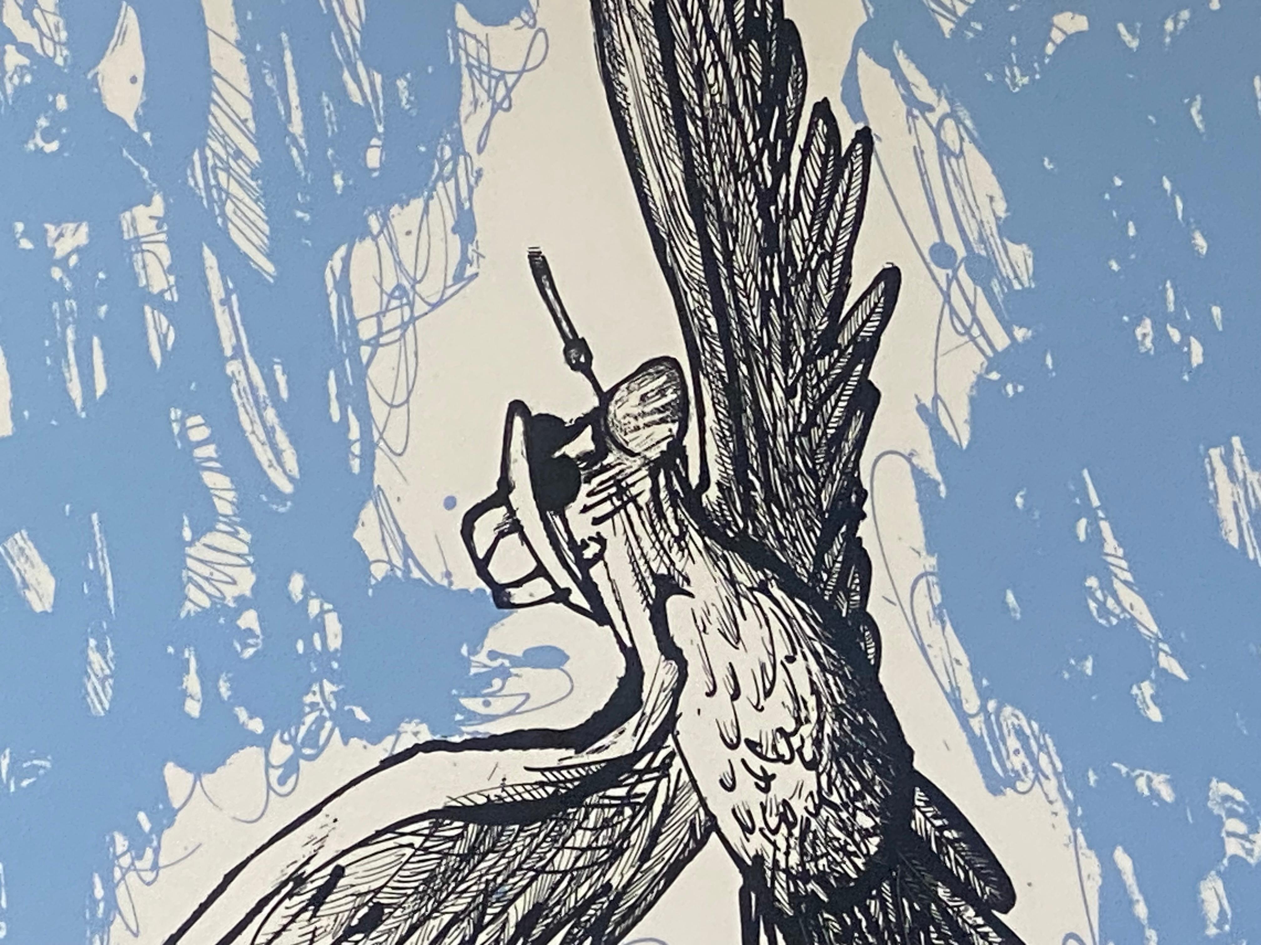 Up, Up & Up Yours - Print by Ralph Steadman