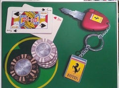 Blackjack in Las Vegas -- Original Oil Painting -- Please watch attached video