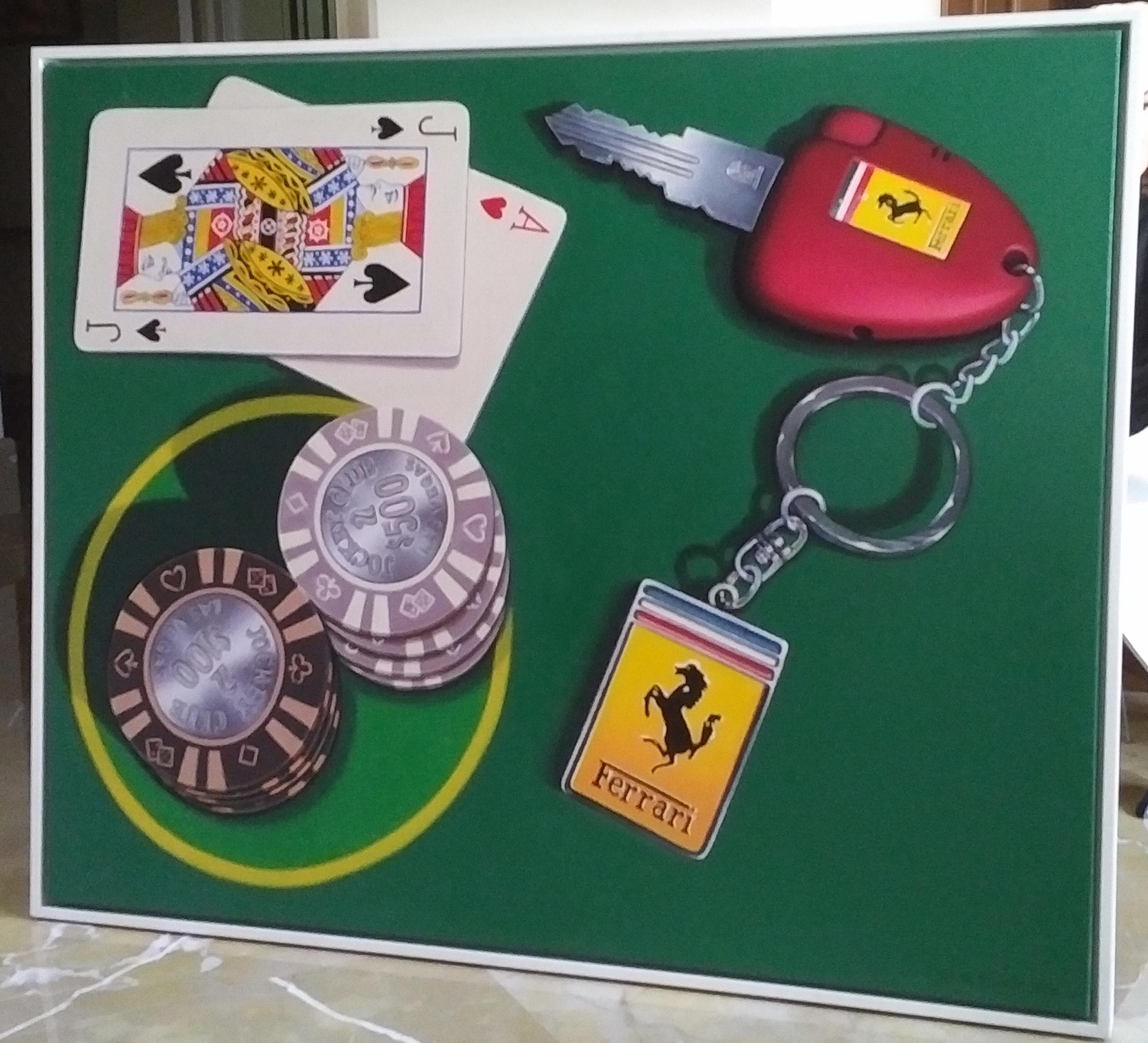 blackjack keychain