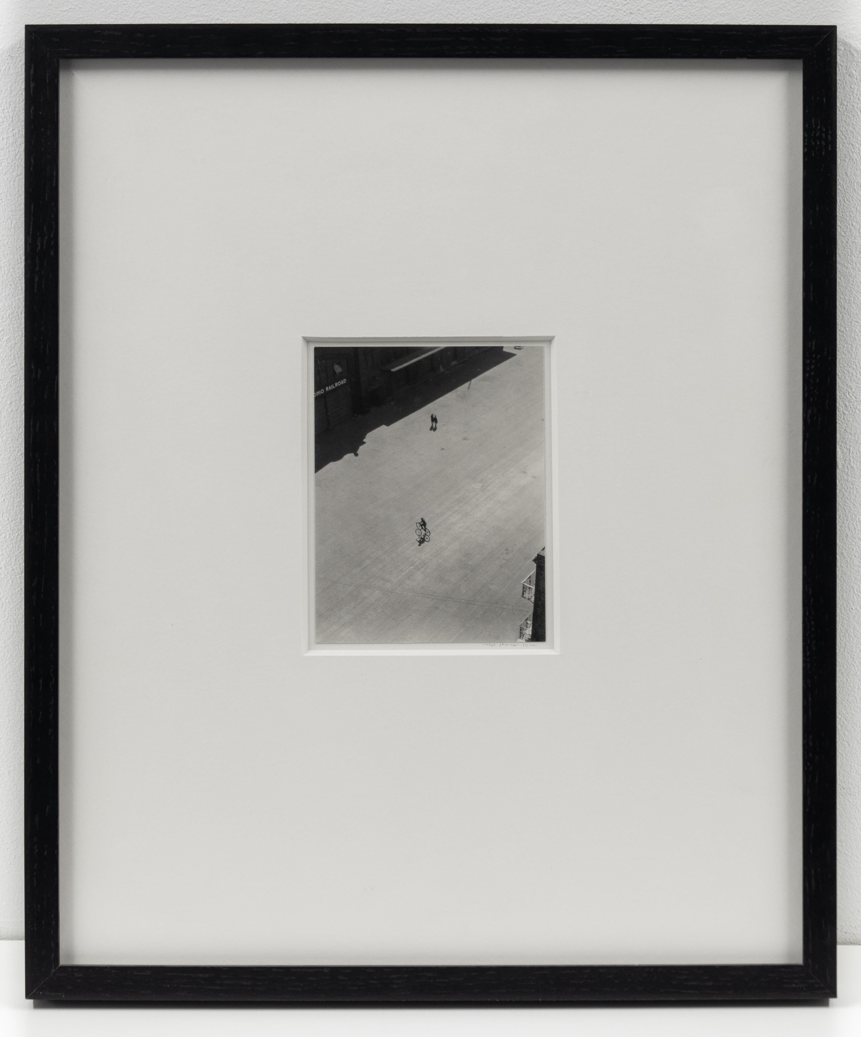 Untitled [Bicycle with Shadow], black and white photograph by Ralph Steiner For Sale 1