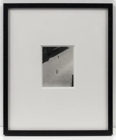 Untitled [Bicycle with Shadow], black and white photograph by Ralph Steiner