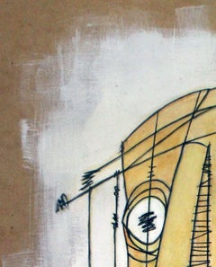 "Shadowmaker", Painting, Acrylic on MDF Panel