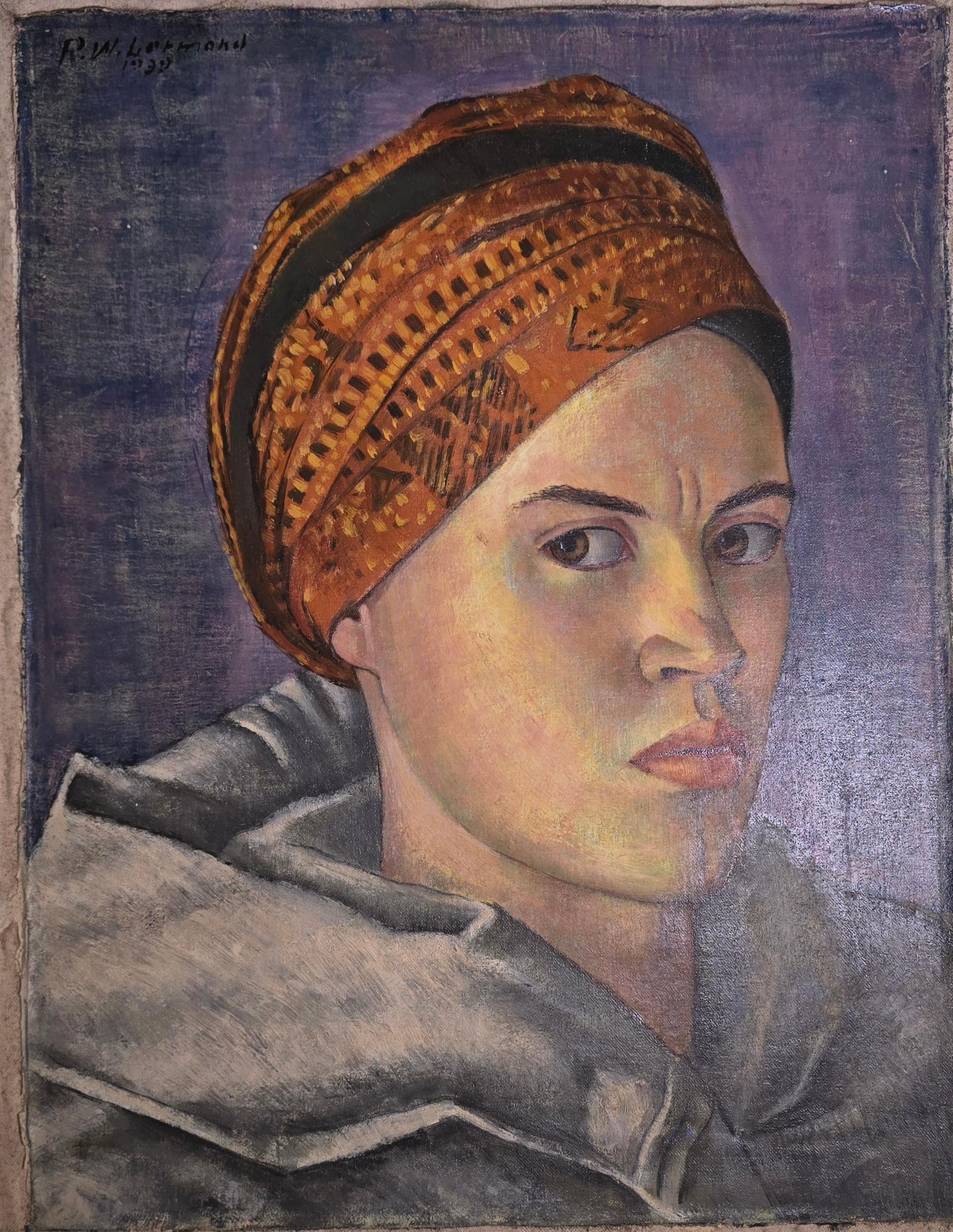 Sami Girl,  Finnland 1939 – Painting von Ralph W. Lermond