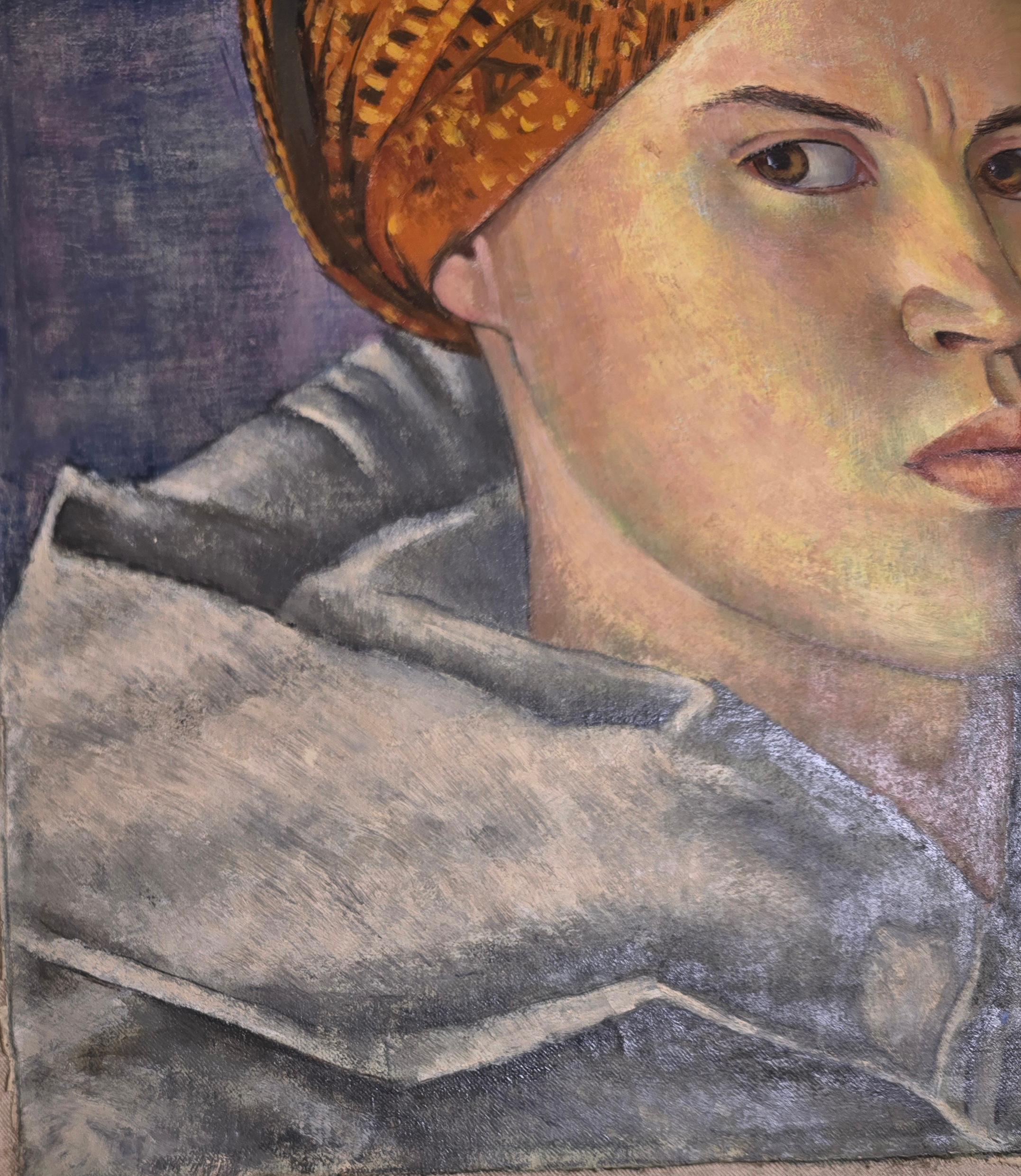 Sami Girl,  Finnland 1939 (Amerikanischer Impressionismus), Painting, von Ralph W. Lermond