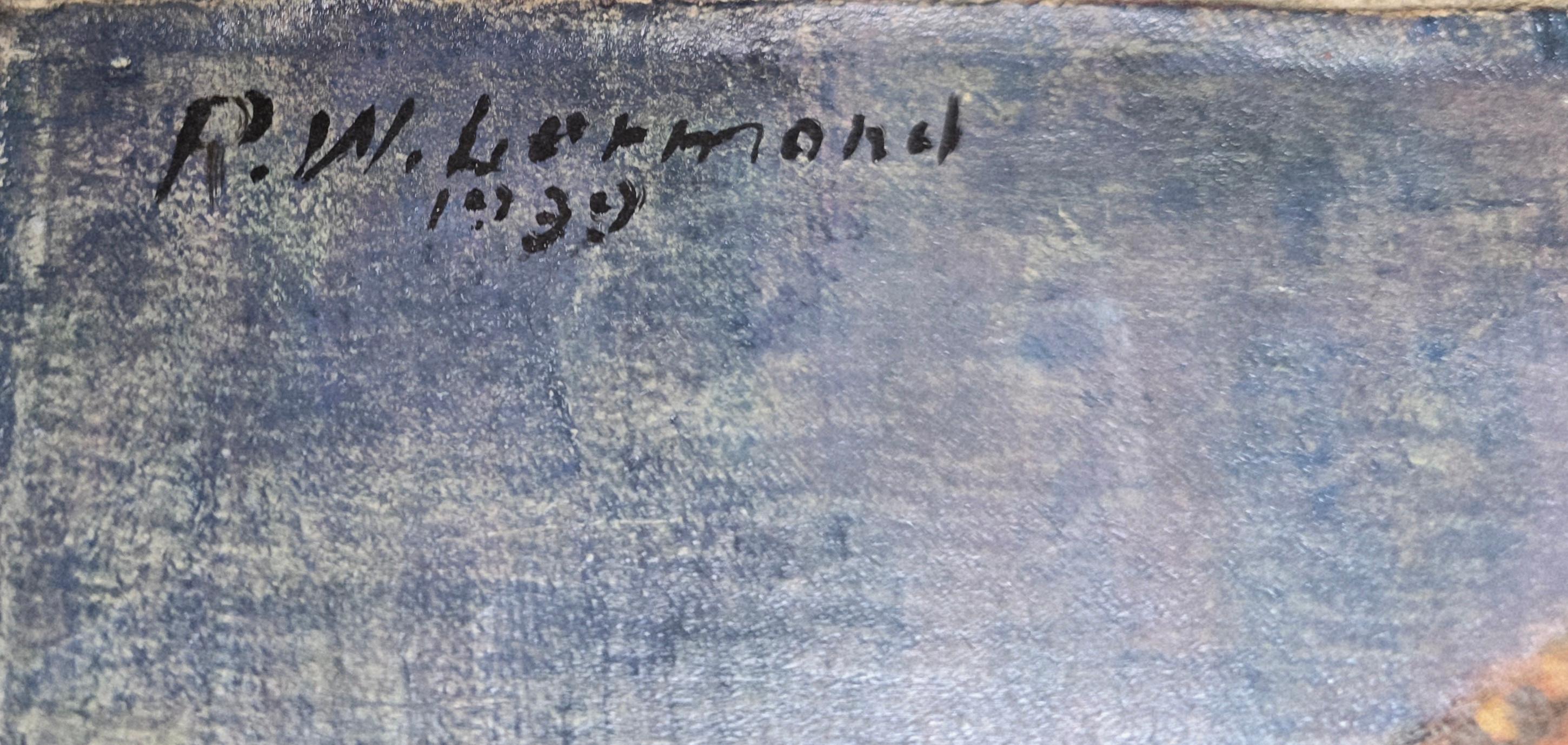 Fantastisches Ölgemälde von Ralph W. Lermond auf Leinwand eines samischen Mädchens in Finnland aus dem Jahr 1939. Dies ist direkt aus dem Nachlass des Künstlers. Ungespanntes Öl auf Leinwand, links oben signiert. Ein absolut erstaunliches Gemälde!