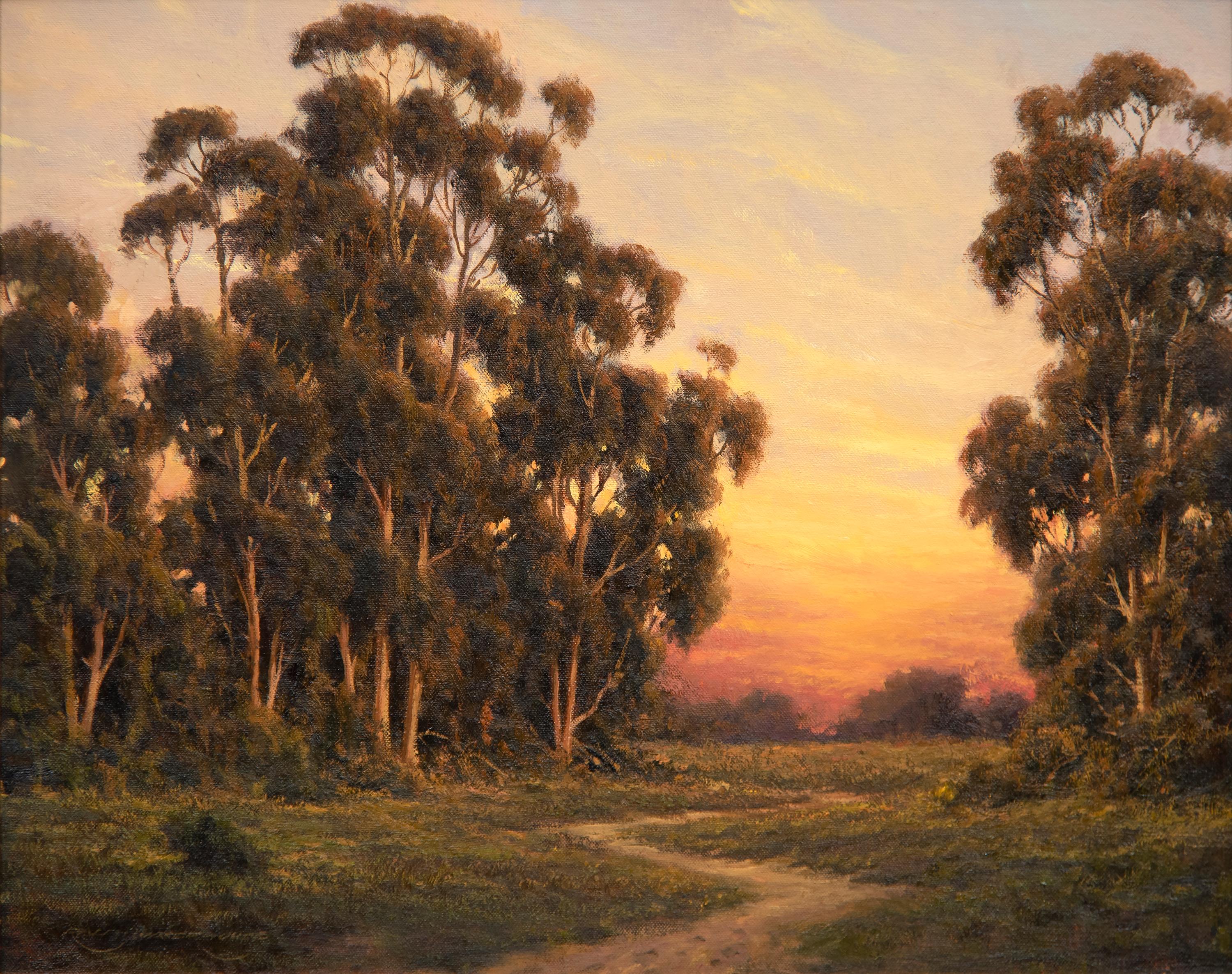 Ralph Waterhouse Landscape Painting - Spring Sunset