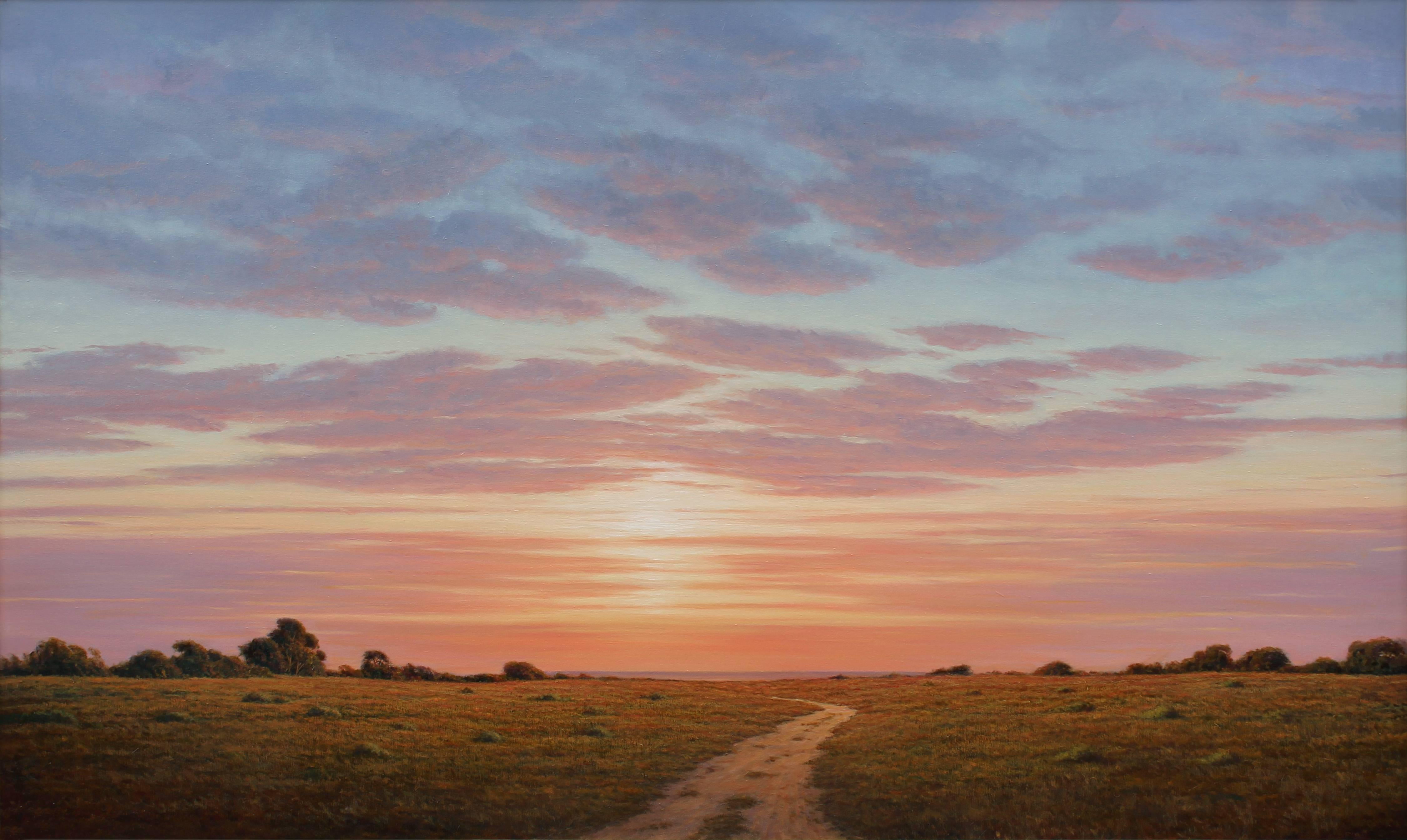 Ralph Waterhouse Landscape Painting - Sundown