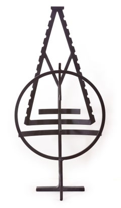 "Melodía en Sol" Escultura original de acero pintado por: Ralph Wickstrom