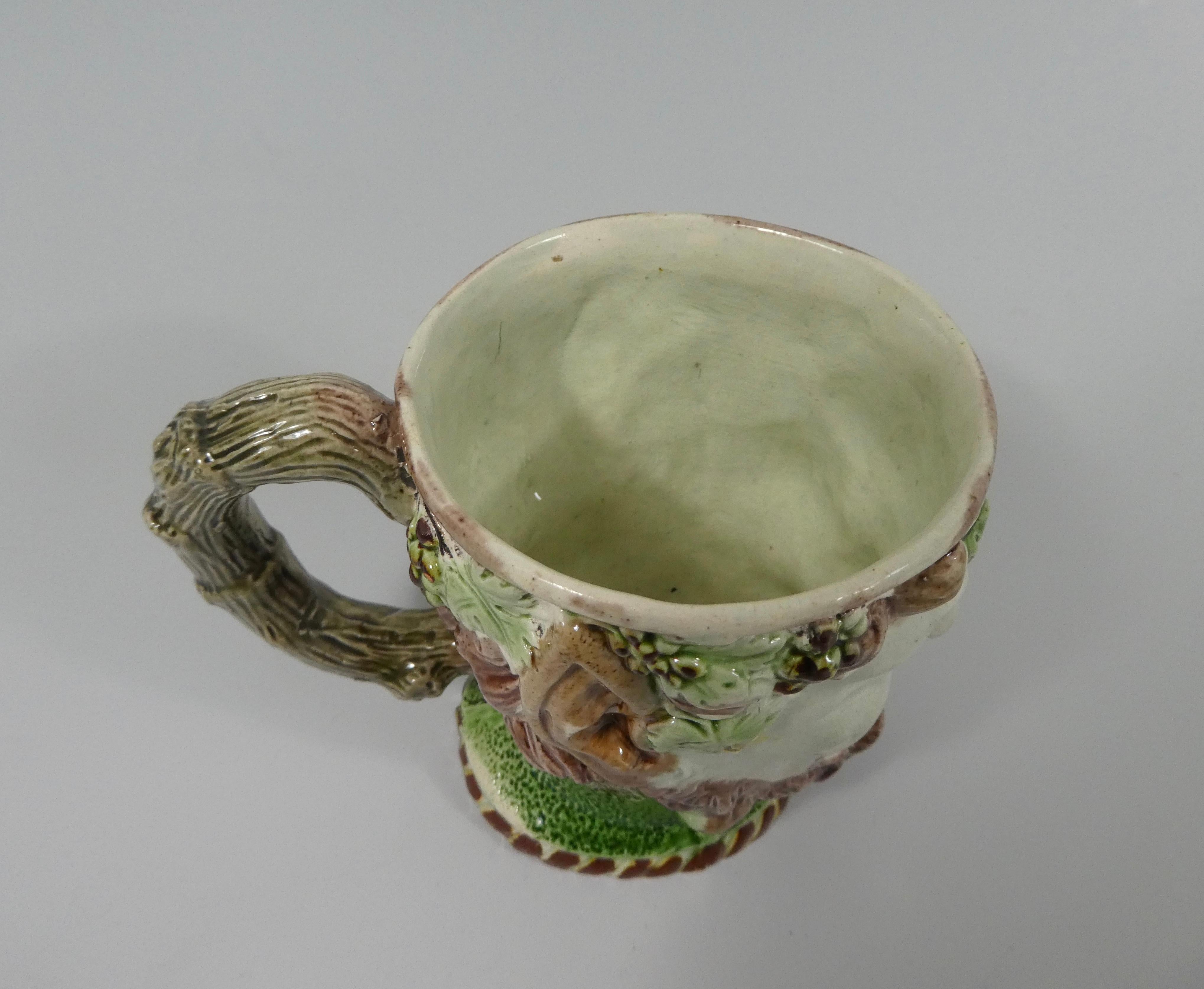 Earthenware Ralph Wood Creamware Bacchus Mug, circa 1770