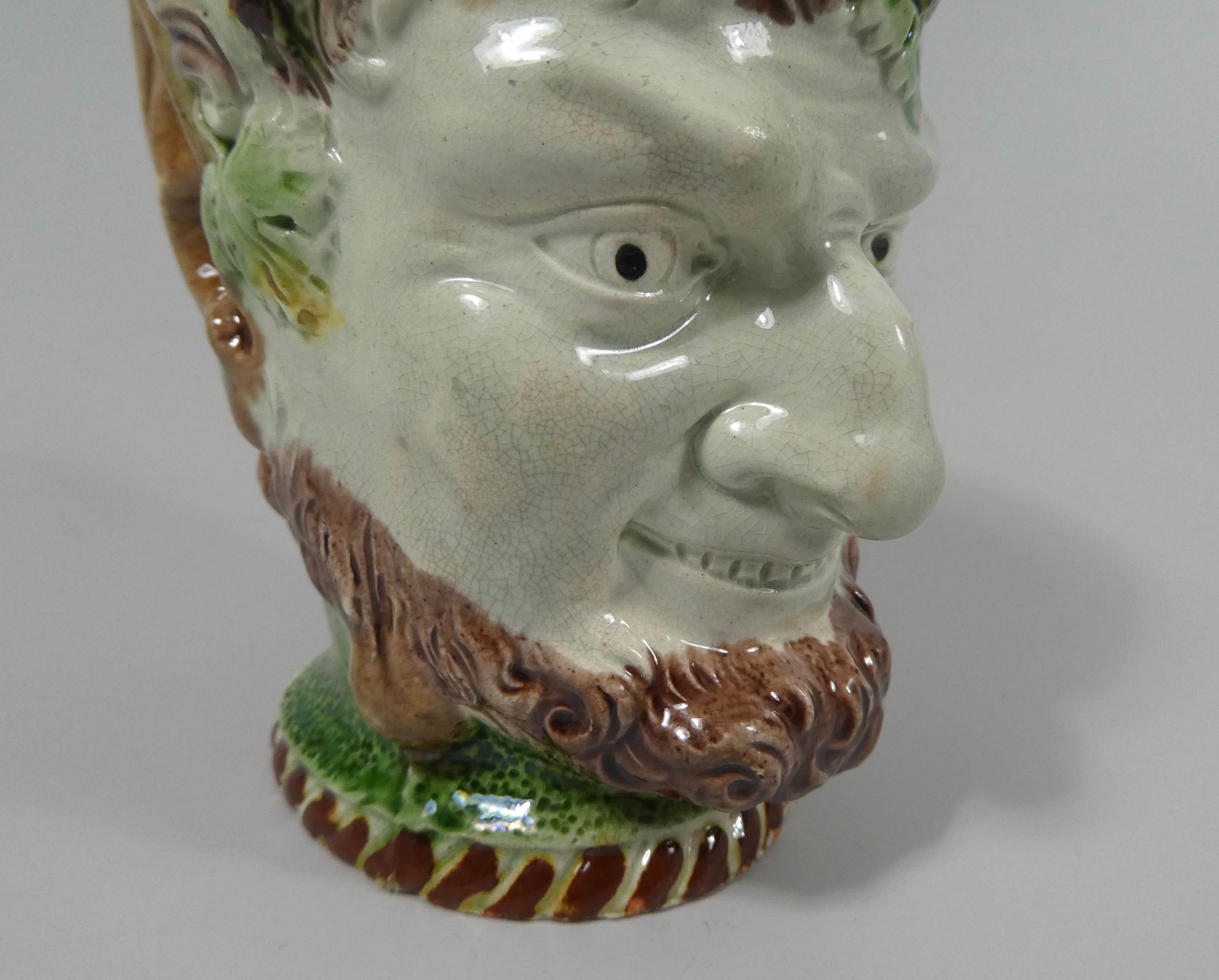 Ralph Wood Creamware Bacchus Mug, circa 1770 1