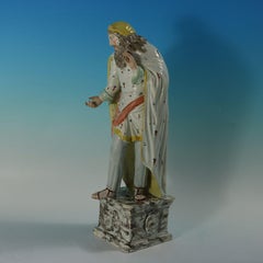 Ralph Wood Staffordshire Pearlware Figure of Saint Phillip