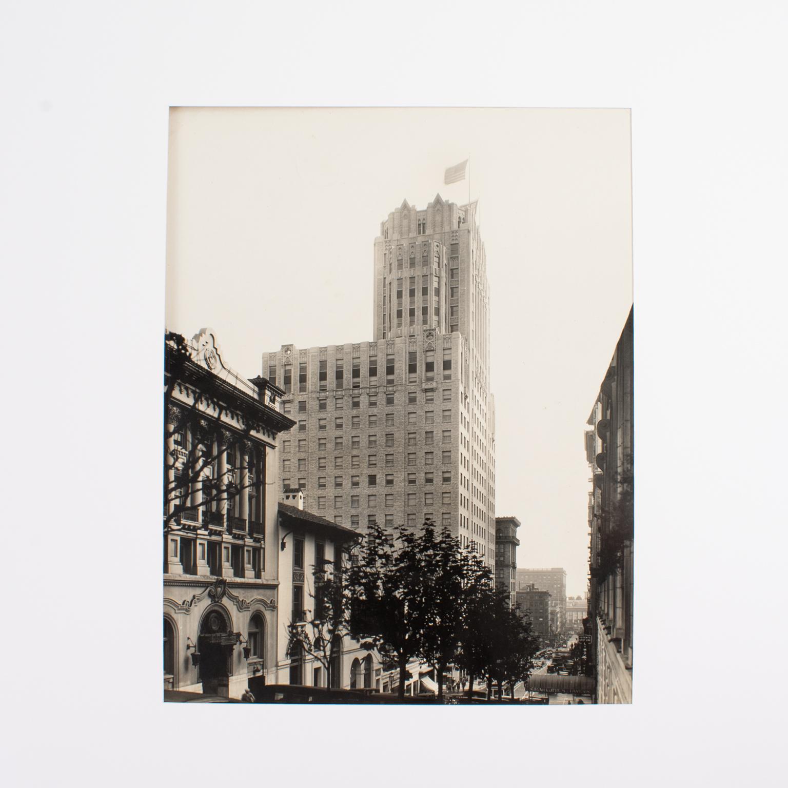 Sir Francis Drake Hotel San Francisco 1930, B and W Photography by Ralph Young For Sale 1