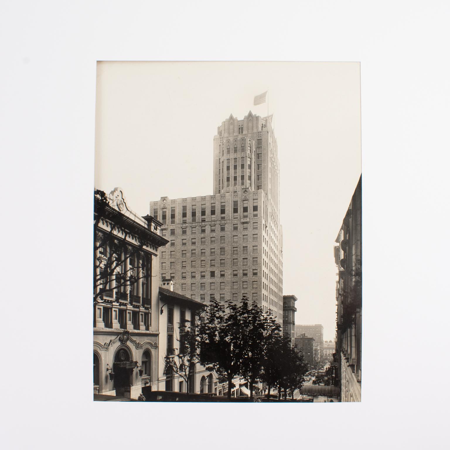 Sir Francis Drake Hotel San Francisco 1930, B and W Photography by Ralph Young For Sale 2