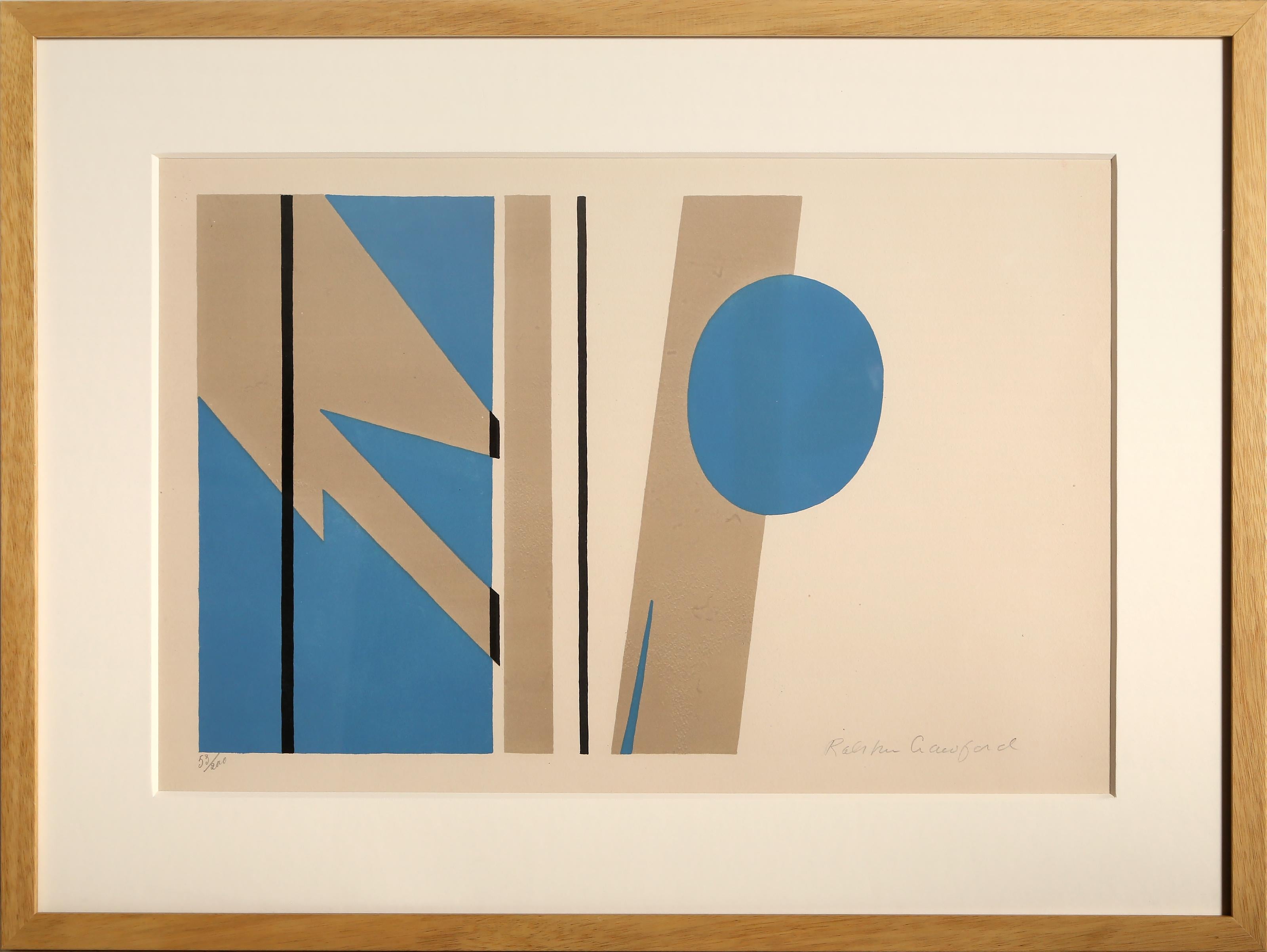 Ralston Crawford is best known for his Precisionist abstract paintings suggestive of urban landscapes and industrial spaces. 

SS De Grasse by Ralston Crawford, American (1906–1978)
Date: 1952
Lithograph, signed and numbered in pencil
Edition of