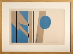 SS De Grasse, Abstrakte Geometrische Lithographie von Ralston Crawford