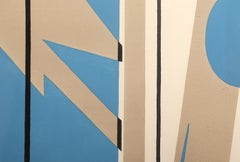 SS De Grasse, Minimalist Abstract Lithograph by Ralston Crawford 1952