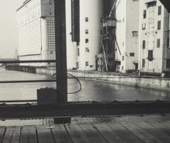 Ralston Crawford "Grain Elevators" Gelatin Print
