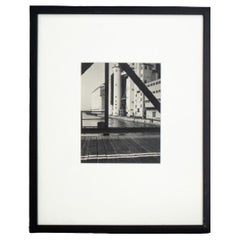Ralston Crawford "Grain Elevators" Gelatin Print