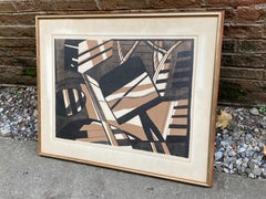 Ralston Crawford Precisionist 1938 Lithograph