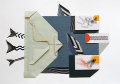 Flight - Collage, Paper, Surrealism, 21st Century, Contemporary Art