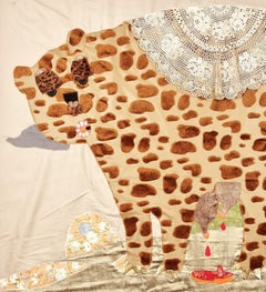 Predator - 21° secolo, Animali, Arazzo, Tecnica mista, Tessile, Contemporaneo