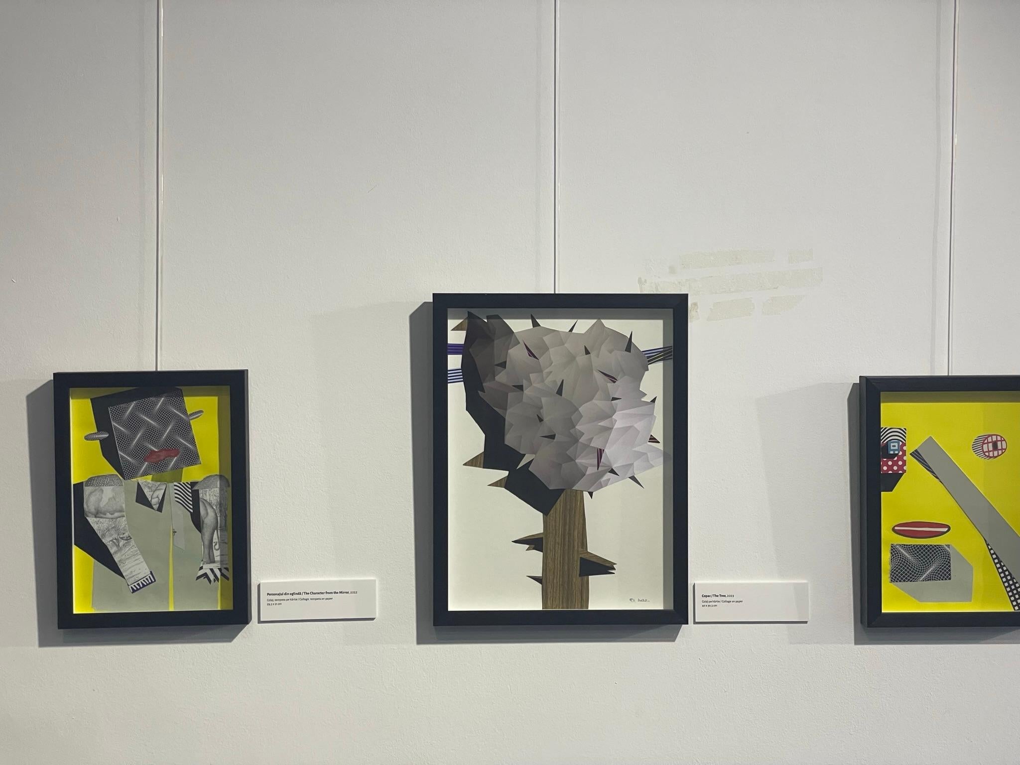 Albero - Paesaggio, Bianco, Nero, Arte contemporanea, 21° Secolo in vendita 2