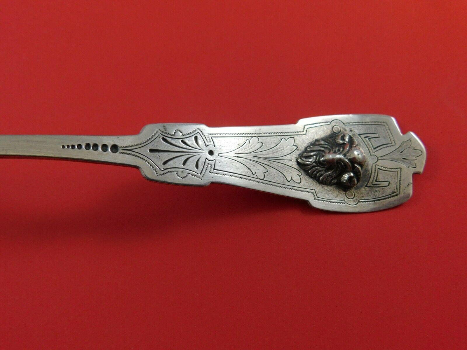 Ram by Schohay & Ludwig 

Unique Coin Silver Oyster Ladle 11 1/4