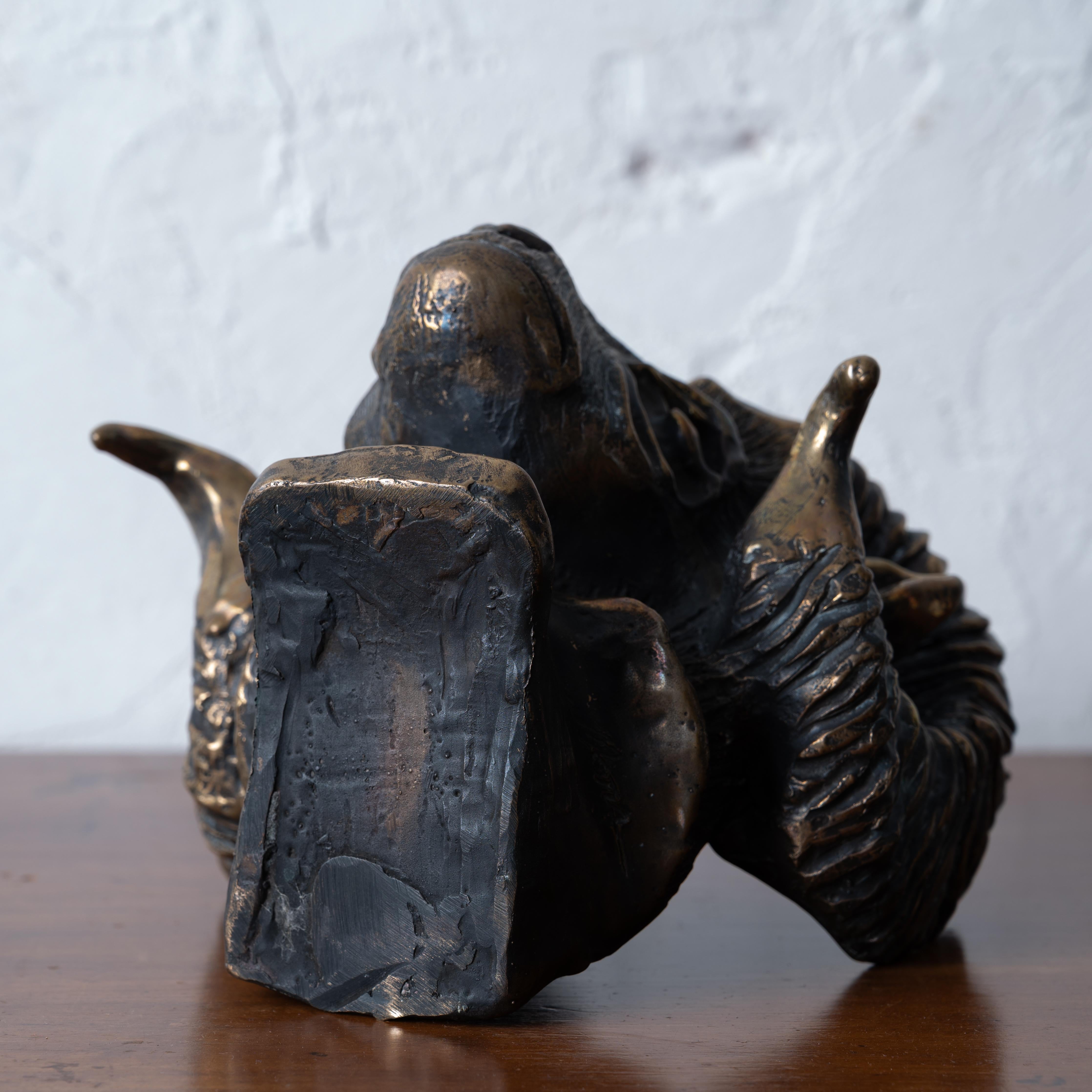 Widderkopf Bronze im Angebot 9