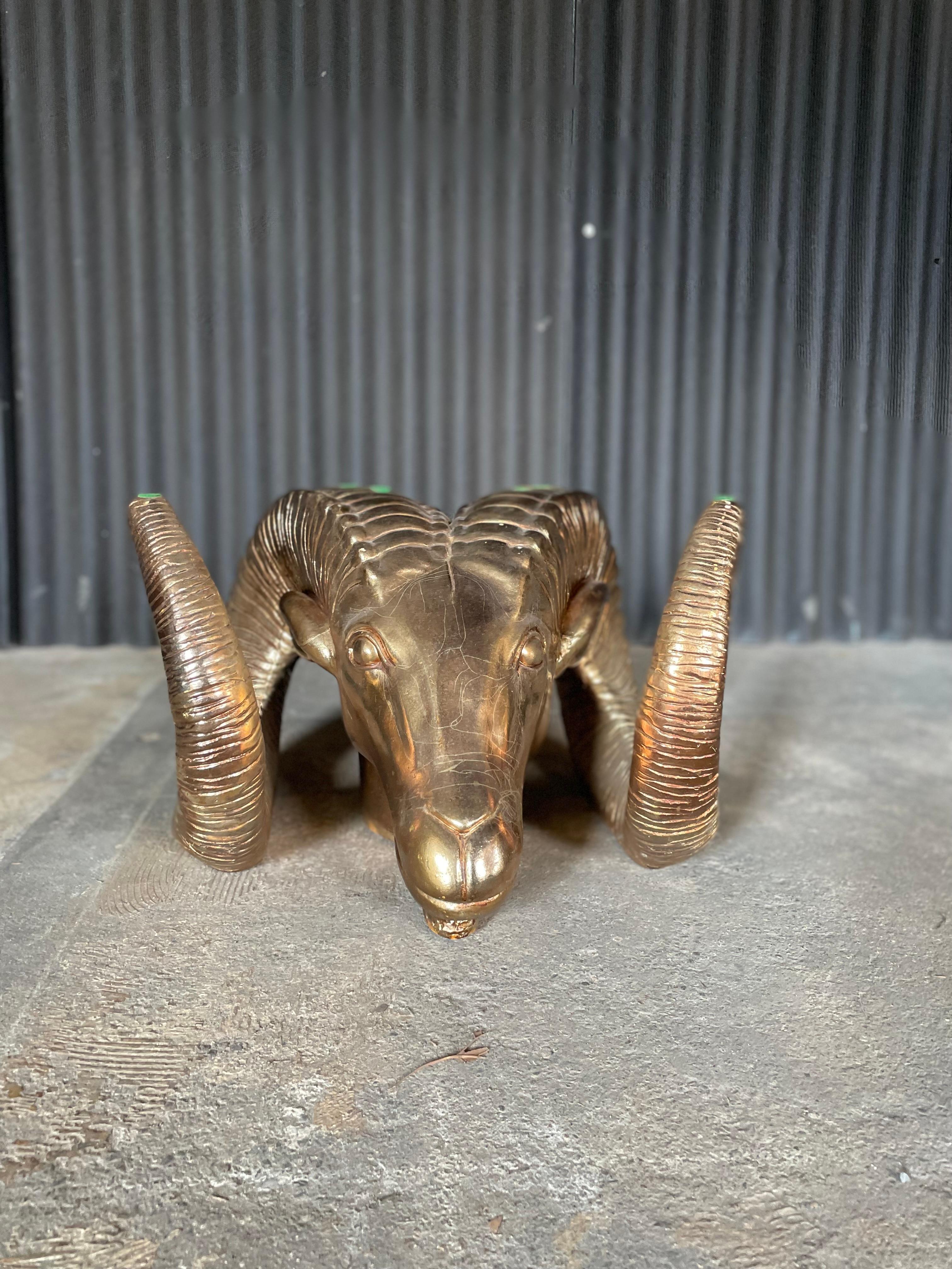 American Ram Head Cocktail Table