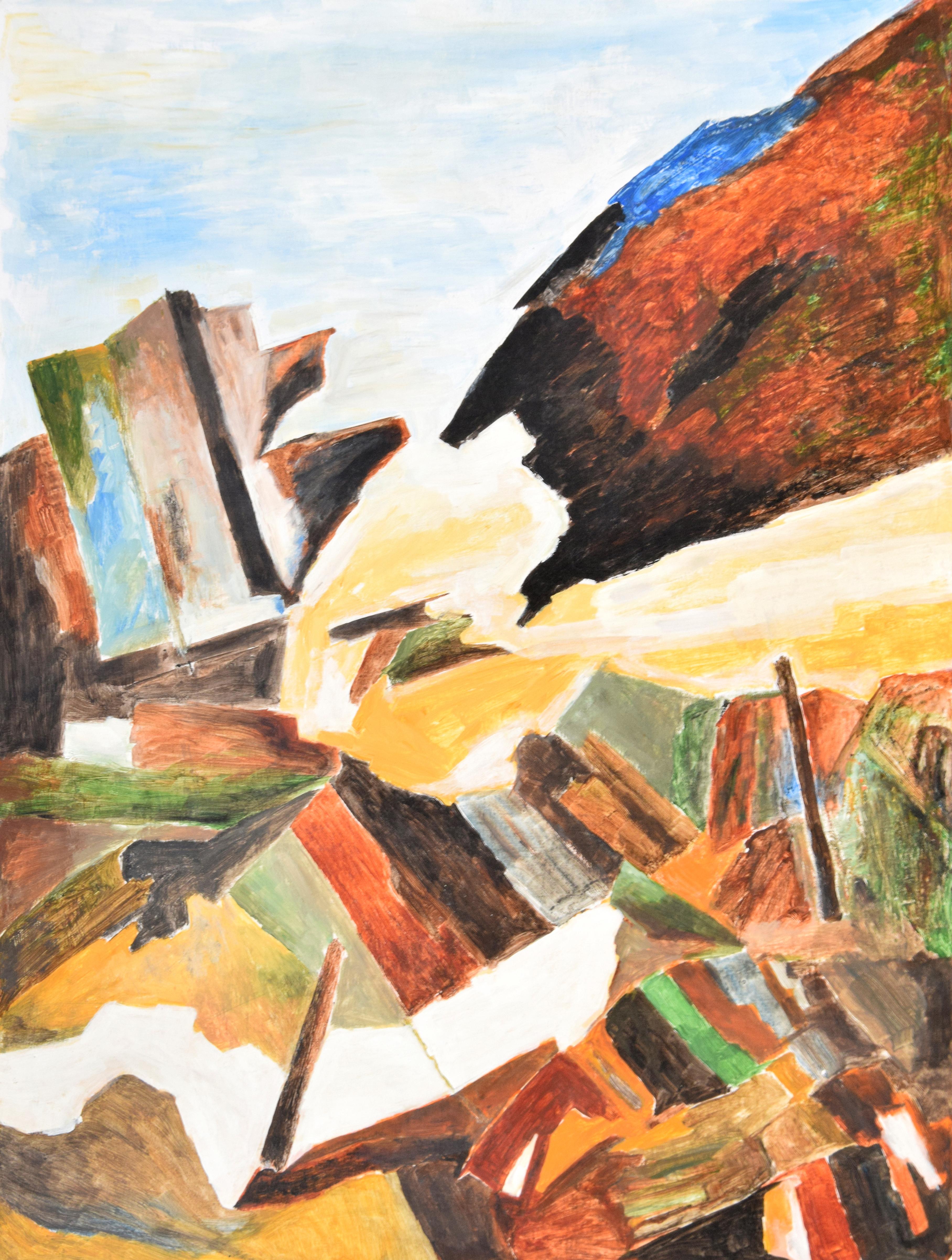 Pittura di paesaggi di Ram Kumar in vendita 1