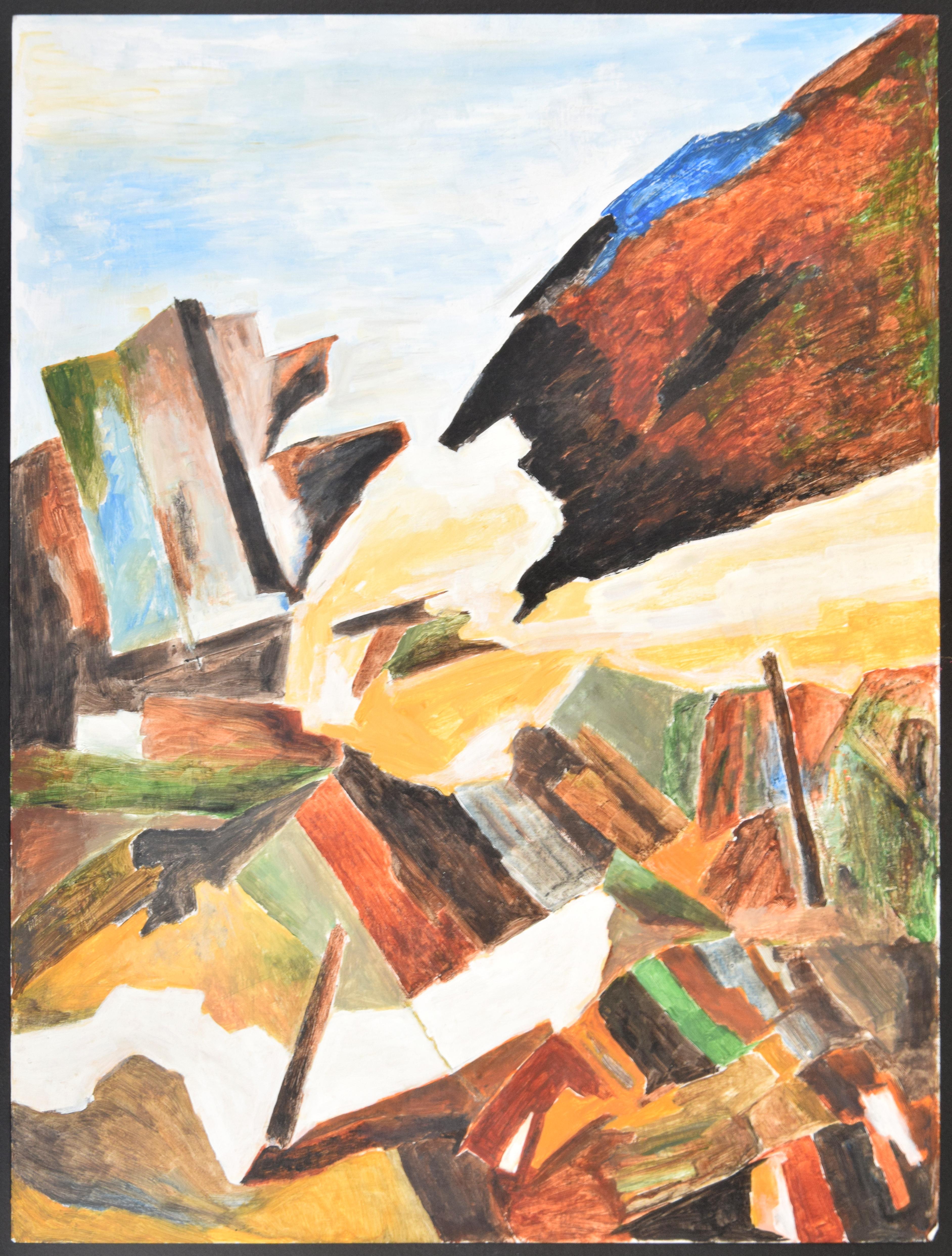 Pittura di paesaggi di Ram Kumar in vendita 2