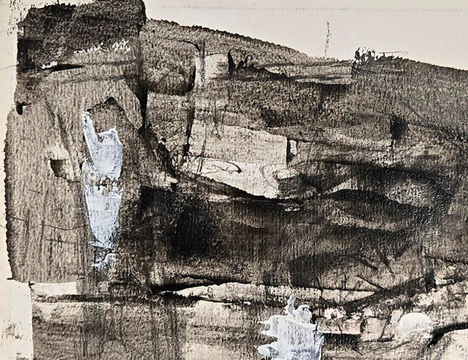 Untitled, Acrylic on Paper by Indian Modern Artist Ram Kumar 