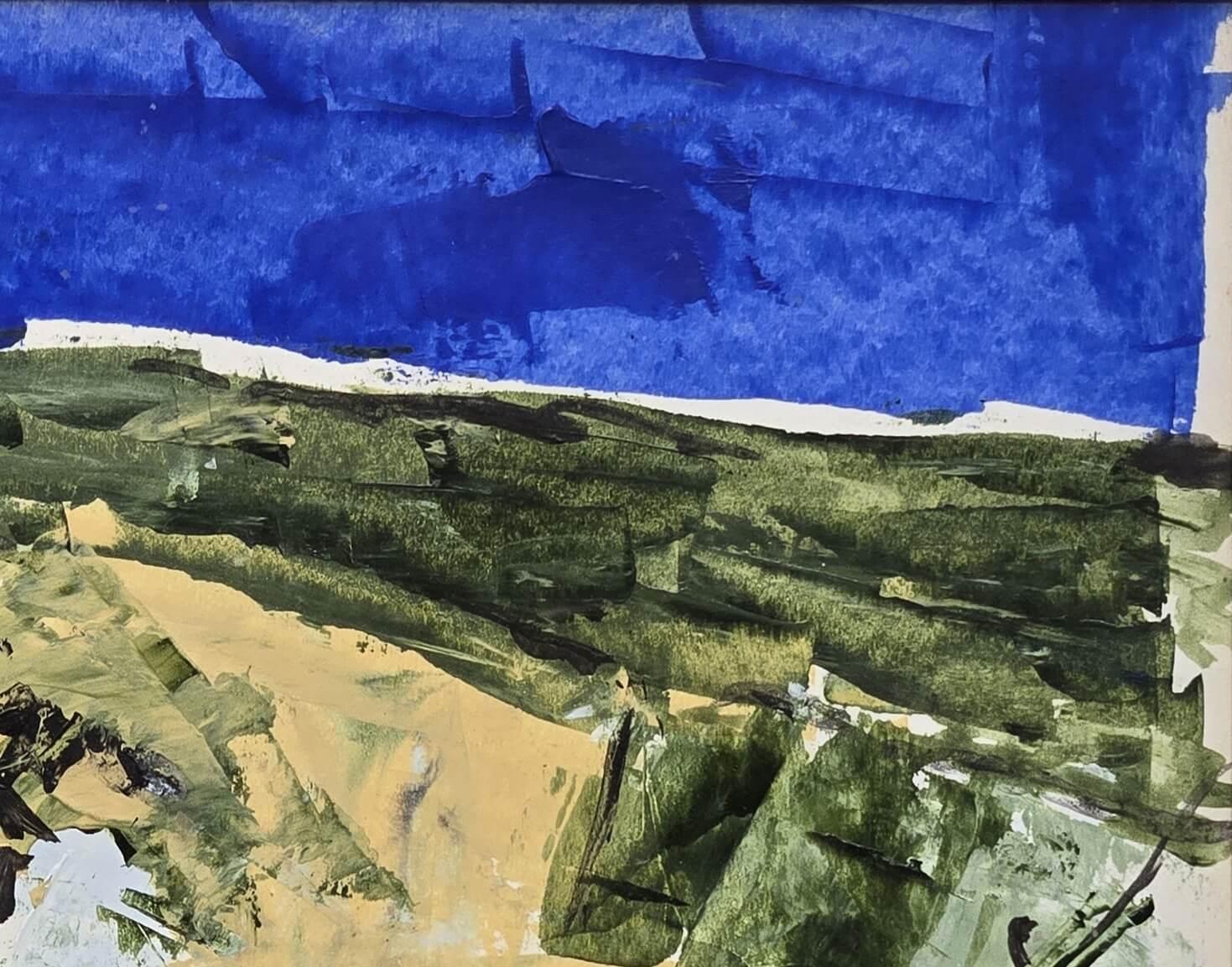 Untitled, Acrylic on Paper by Indian Modern Artist Ram Kumar 