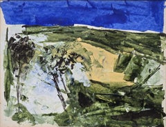 Untitled, Acrylic on Paper by Indian Modern Artist Ram Kumar "In Stock"