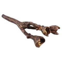 Rama Chica Decorative Object in Gold-Plated Brass by xMartaja