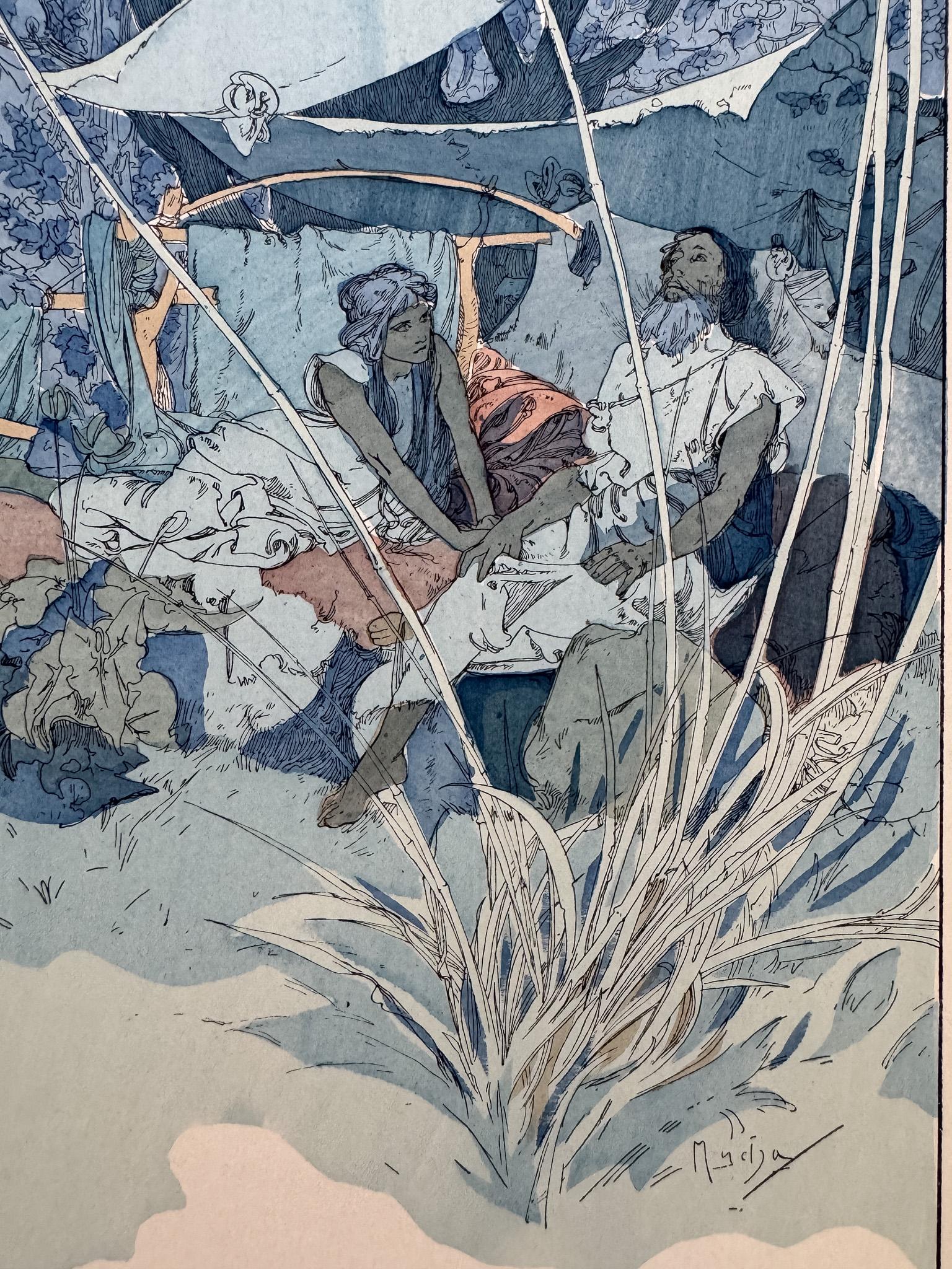 Rama: Poeme Dramatique en Trois Actes (Illustrated by Alphonse Mucha) en vente 3
