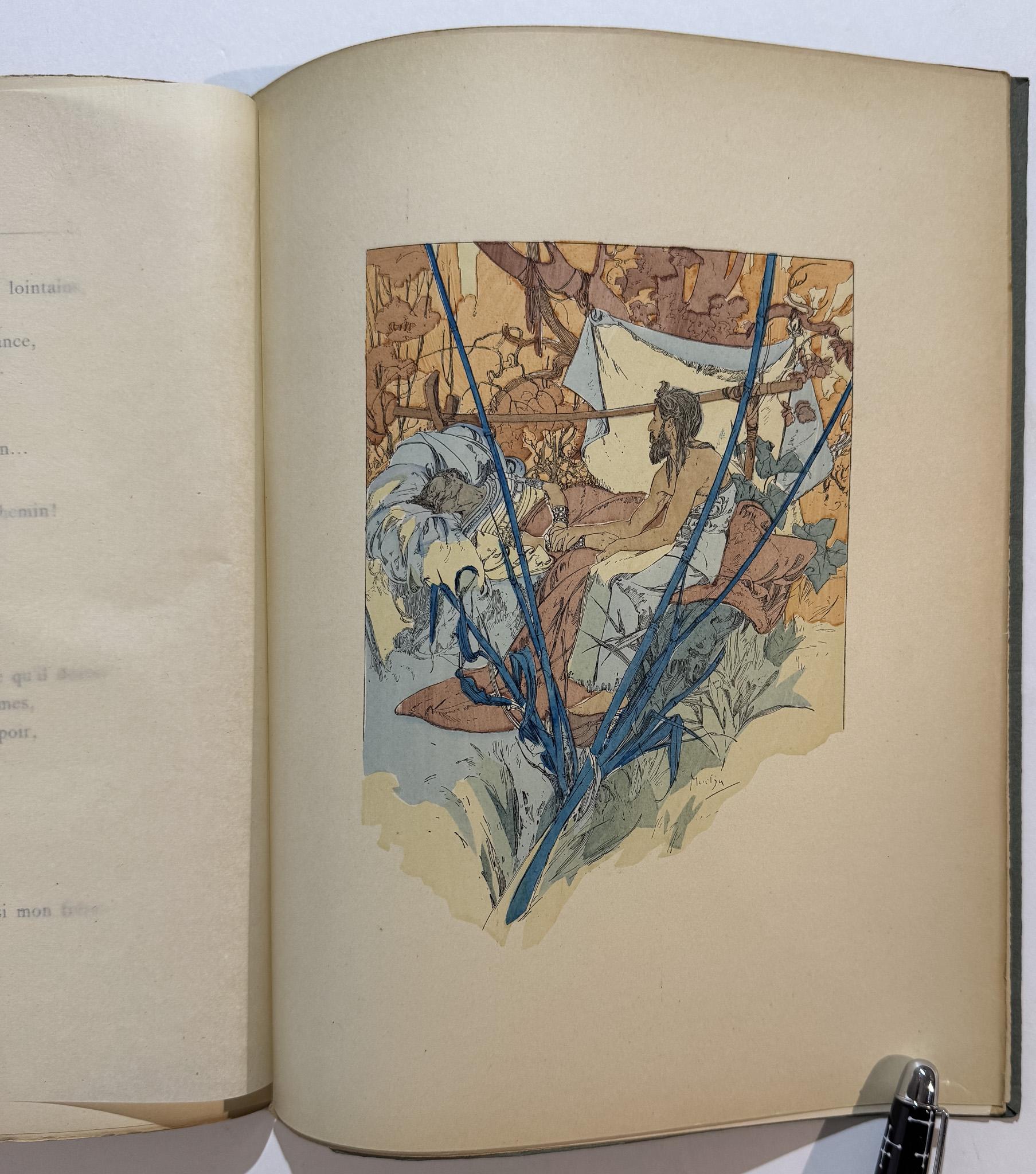 Rama: Poeme Dramatique en Trois Actes (Illustrated by Alphonse Mucha) en vente 4
