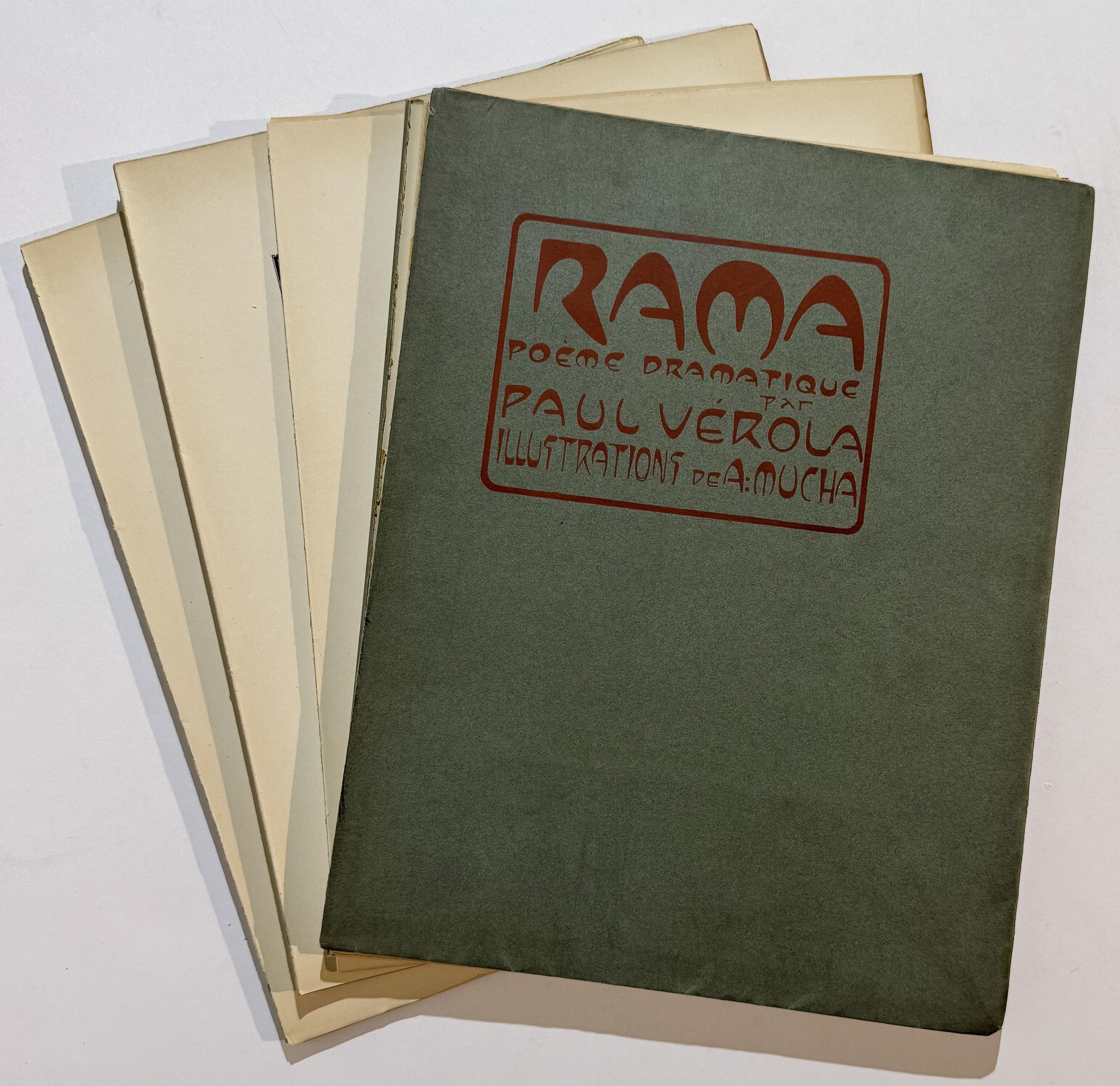 Rama: Poeme Dramatique en Trois Actes (Illustrated by Alphonse Mucha) en vente 6