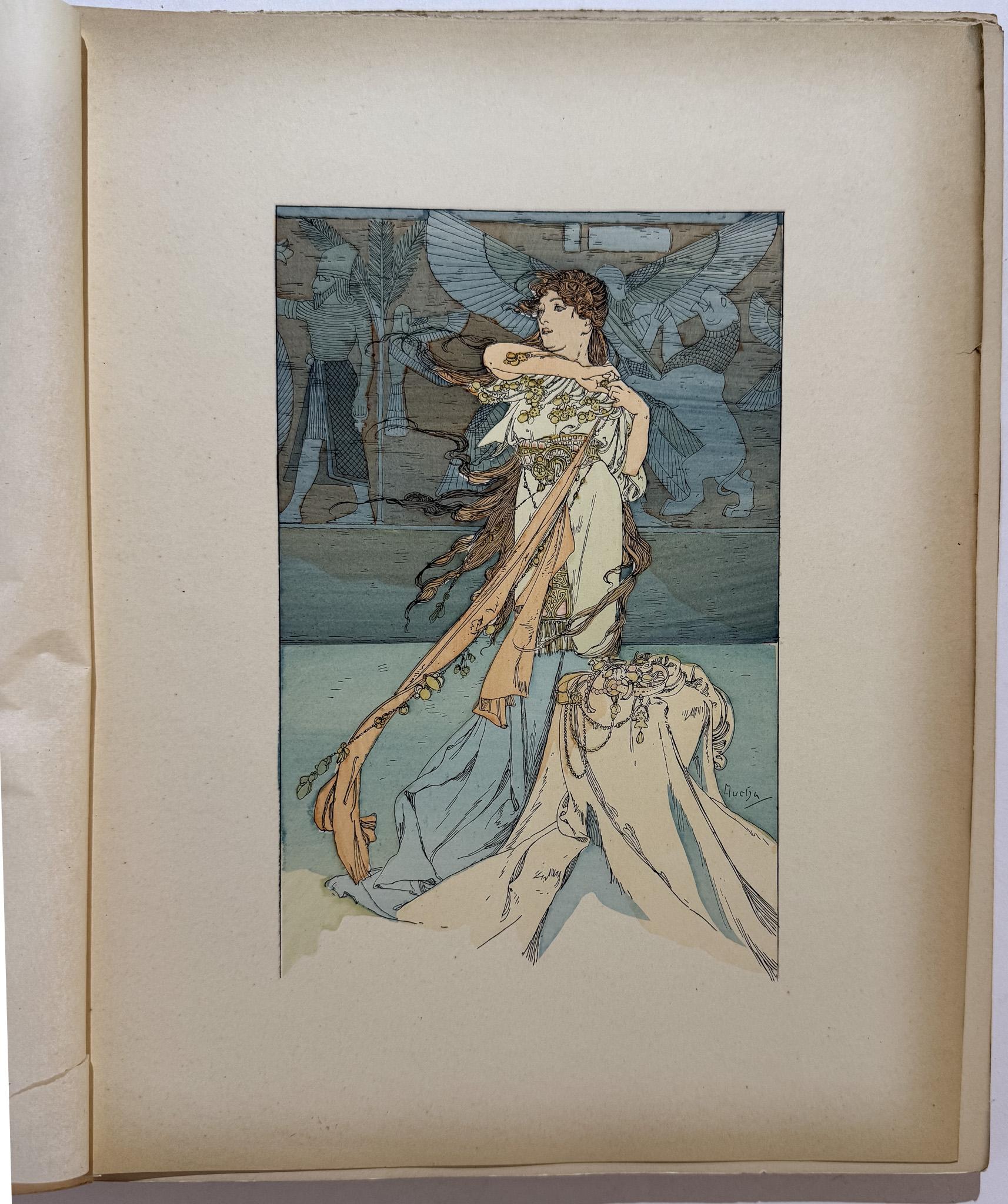 Papier Rama: Poeme Dramatique en Trois Actes (Illustrated by Alphonse Mucha) en vente