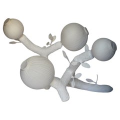 Ramages Four Paper Light Sculpture by Papier à êtres