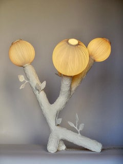 Ramages Three Paper Light Sculpture by Papier à êtres