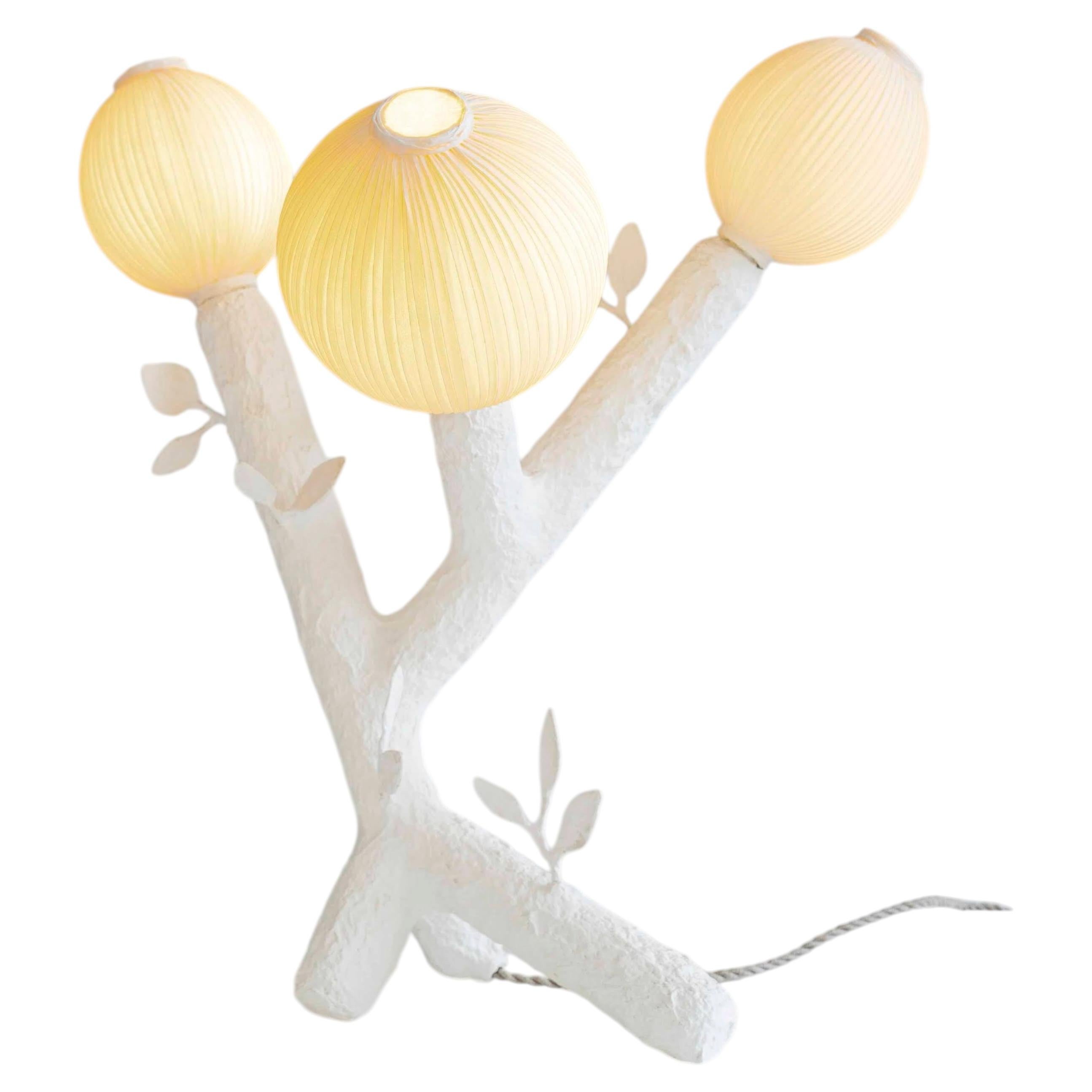 Ramages Three Paper Light Sculpture by Papier à êtres For Sale