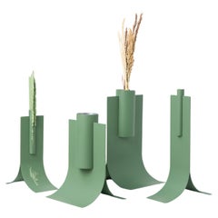 Collection Ramalhete, ensemble de vases en acier N1 et N2