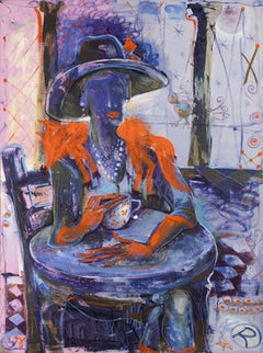 Georgian Contemporary Art by Ramaz Chantladze - Cold Weather in Paris