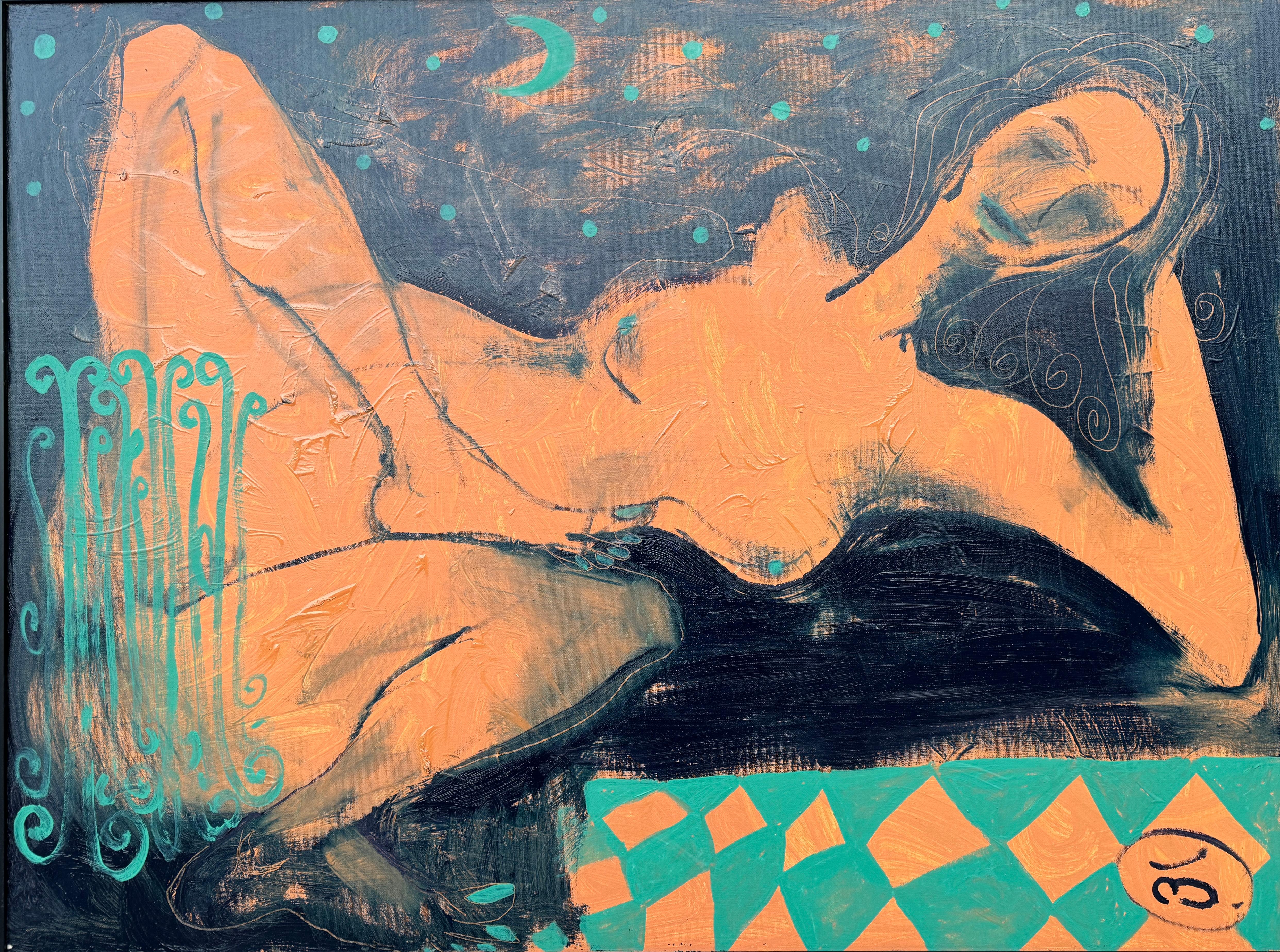 Arte georgiano contemporáneo de Ramaz Chantladze - Serie "Pensamientos