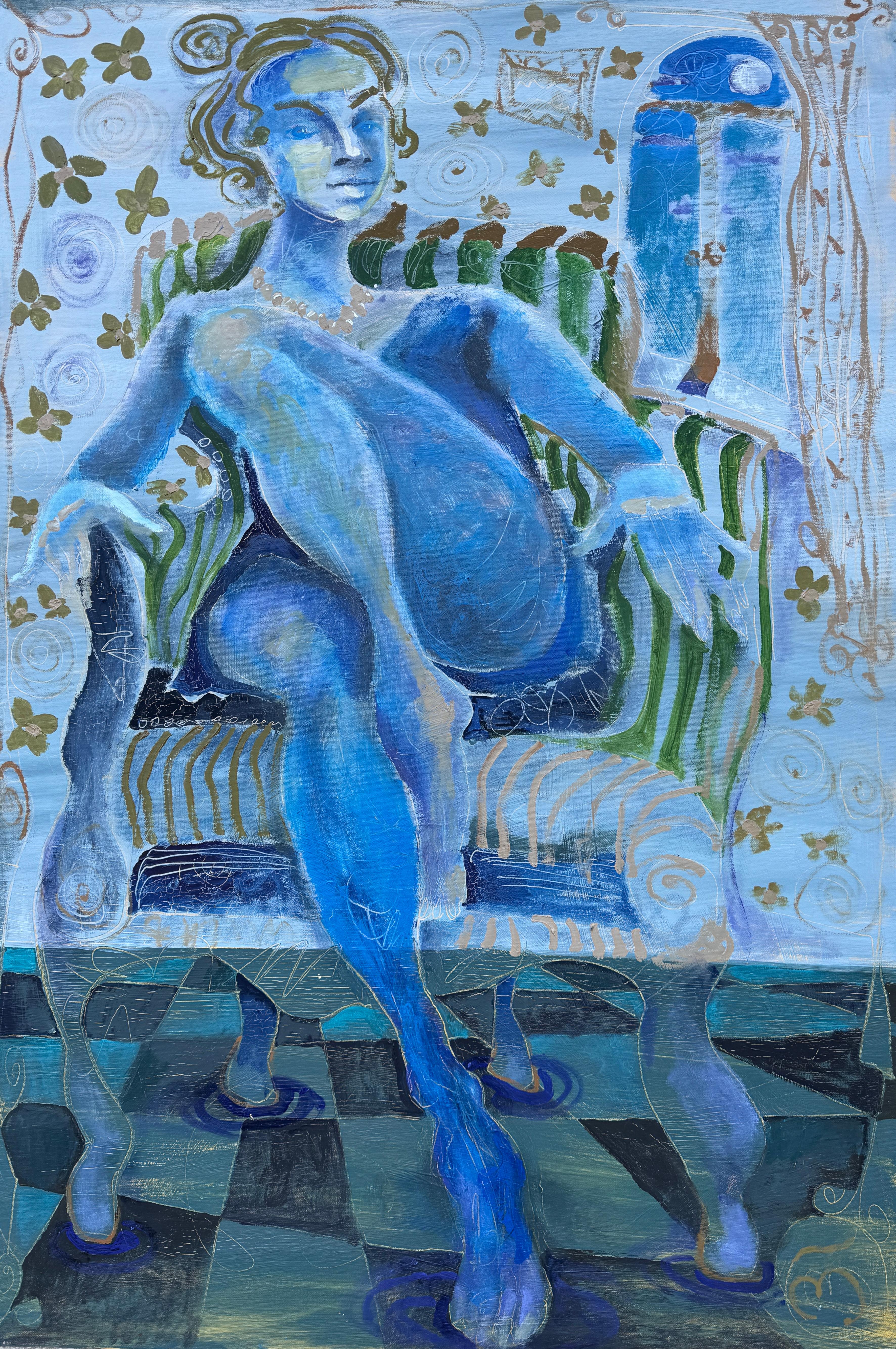 Zeitgenössische georgische Kunst von Ramaz Chantladze - Serie 'Thoughts' (Gedanken)